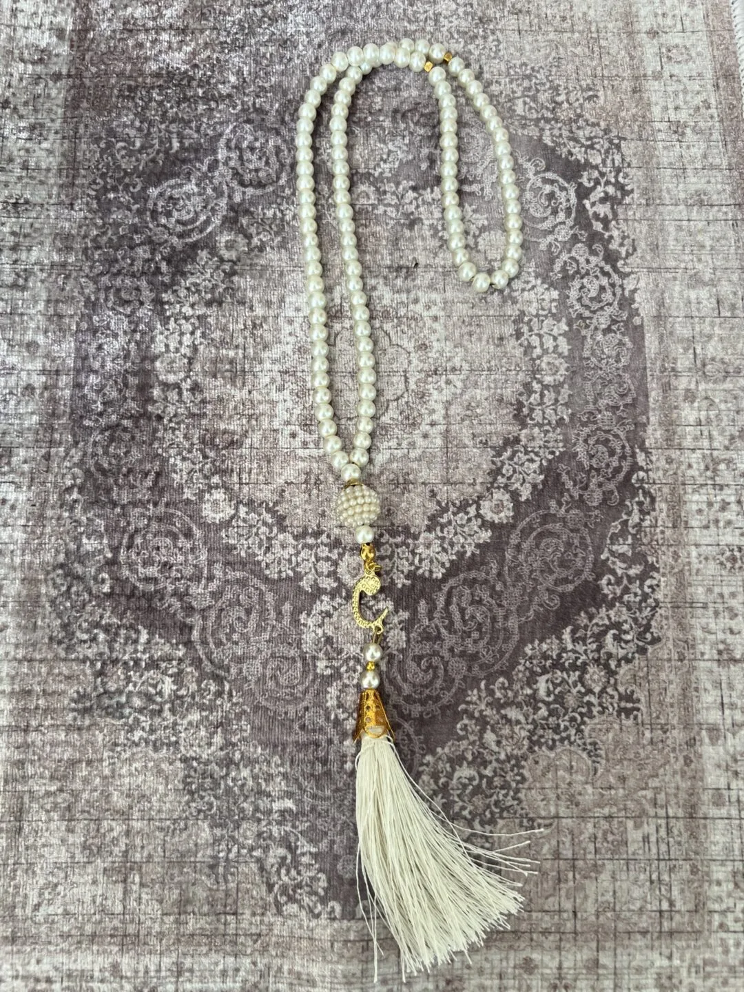 Tasbih à perle blanche