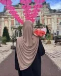 Hijab carré Jersey Premium Luxe - Thumbnail Image 2