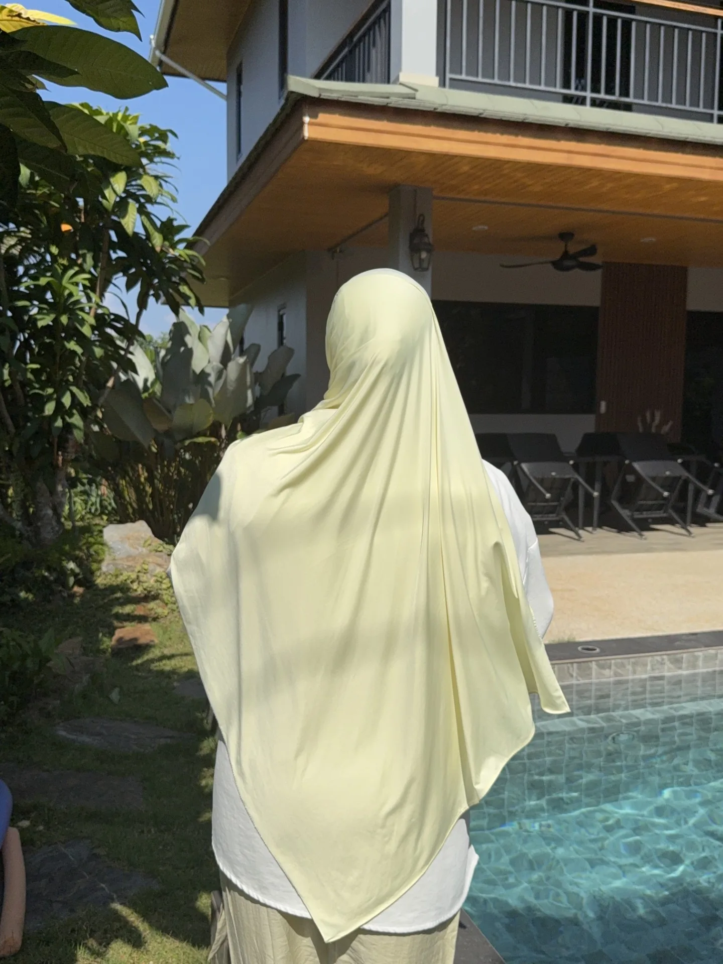 Jersey Liquid - Jaune pastel